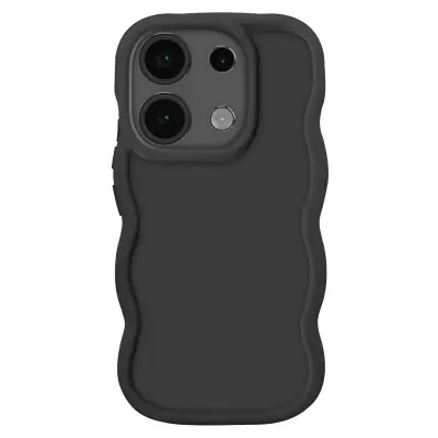 Ohišje za Xiaomi Redmi Note 13 4G Silikonski Odporen na udarce Candy serija, Črna