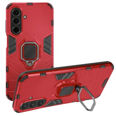 Ohišje za Samsung Galaxy A26 Shockproof Support Ring, Rdeča