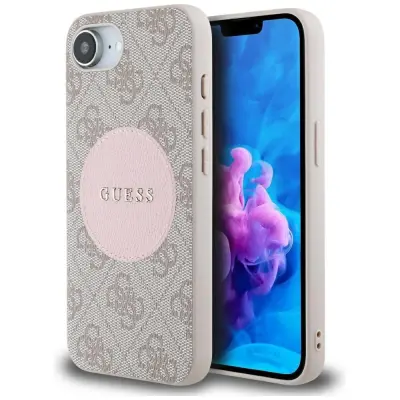 GUESS OVITEK 4G CIRCLE CLASSIC LOGO ZA MAGSAFE ZA IPHONE 16E HIGH