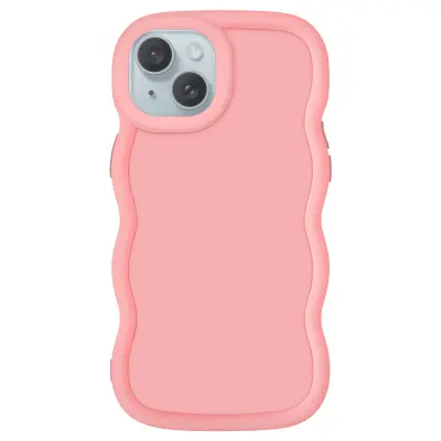Ohišje za iPhone 15 Silikonsko protipotresno ohišje serije Candy, Roza