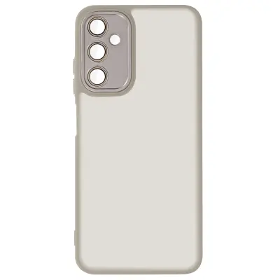 Prosojna siva torbica Samsung A25 5G Protected Camera Block, Svetlo siva