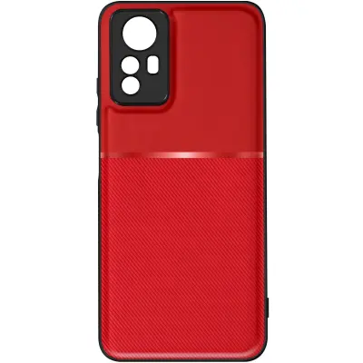 Ovitek za Redmi Note 12S Hard Soft Contour, odporen proti udarcem, Rdeča