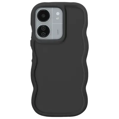 Ohišje za Xiaomi Redmi 13C in Poco C65 udarno silikonsko serija Candy, Črna