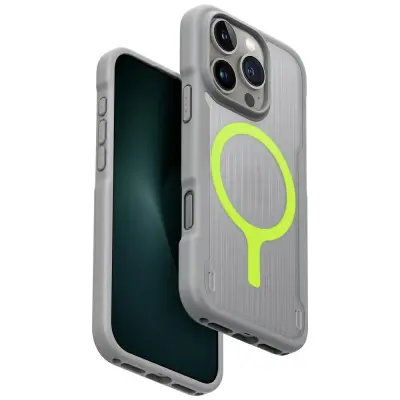 UNIQ COMBAT ACTIVE OVITEK ZA IPHONE 16 PRO MAGCLICK POLNILO Z ZAŠČITO ZA EKRAN