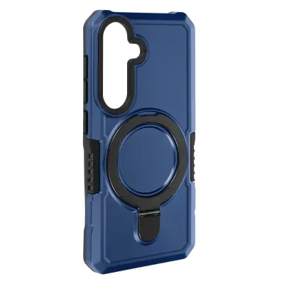 Ohišje za Samsung Galaxy S24 Podporni obroč, Modra noč