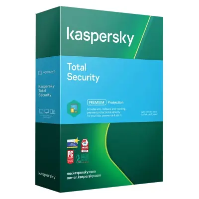 Kaspersky Total Security (3 naprave, 1 leto) - ESD licenca