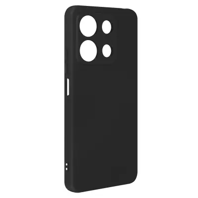 Ohišje za Xiaomi Redmi Note 13 Pro 4G Poltrdna mehka na dotik, Črna