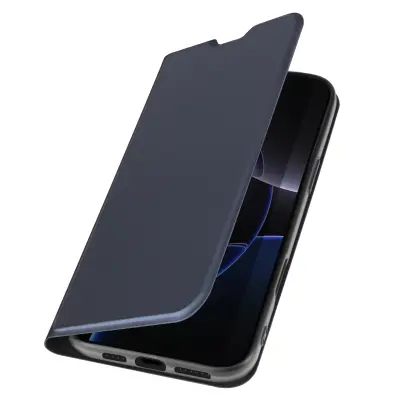 Ohišje za iPhone 16 Pro Max Soft touch Nosilec kartice na dotik Video podpora, Modra noč