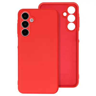 Ohišje za Samsung Galaxy A16 poltrdno Mehak dotik Proti sledovom, Rdeča