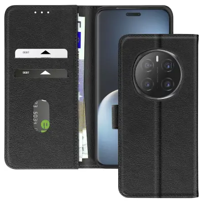 Ohišje za Honor Magic 7 Pro Clapet Wallet and Video Holder, Črna
