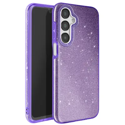 Ohišje z bleščicami za Samsung Galaxy A16 Odporen na udarce Glitter, Vijolična