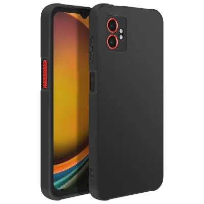 Ohišje za Samsung Galaxy Xcover 7 Pro iz mehkega silikona, Črna