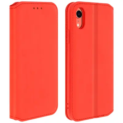 Torbica za Apple iPhone XR Podpora za portfelj in videoposnetke, Rdeča