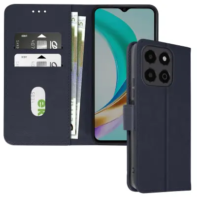 Ohišje za Honor X6b Clapet Wallet and Video Holder, Modra noč