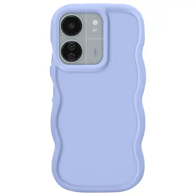 Ohišje za Xiaomi Redmi 13C in Poco C65 Protislovna silikonska serija Candy, Lavanda