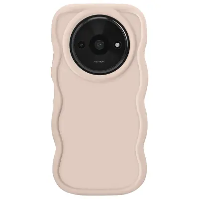 Ohišje za Xiaomi Redmi A3 Silikonski udarno odporen Candy serija, Bež