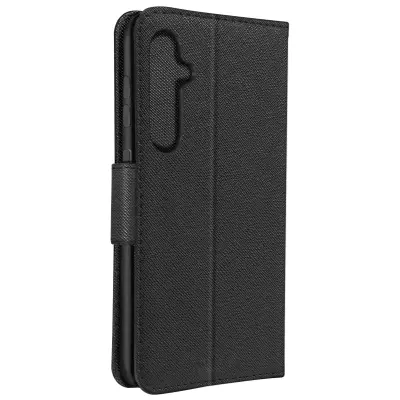 Ovitek za Samsung Galaxy S24 Plus Flip Wallet Support Video, Črna