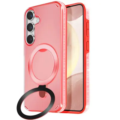 MagSafe ohišje za Samsung S24 Plus in S25 Plus, Rdeča