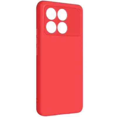 Ohišje za Xiaomi Poco X6 Pro 5G Poltrdna mehka na dotik, Rdeča