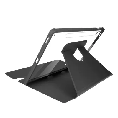 Etui za Samsung Galaxy Tab S9 FE 360° večkotno vrtljivo stojalo, Črna