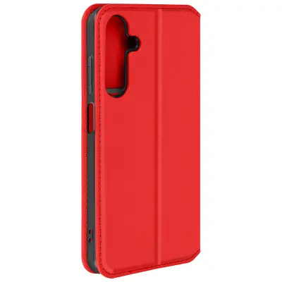 Torbica s preklopom za Samsung Galaxy A15 Večnamenski, Rdeča