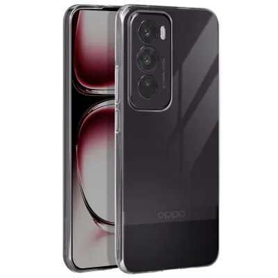 Ohišje za Oppo Reno 12 Pro Silikonski mehki gel debeline 1 mm, Prozorno