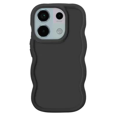 Ohišje za Xiaomi Redmi Note 13 Pro Silikonsko Odporen na udarce Candy serija, Črna