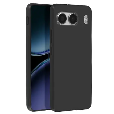 Ohišje za OnePlus Nord 4 Silikonsko mehko mat ohišje, Črna