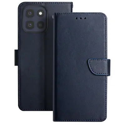 Zadeva Folio za Motorola Moto G86 5G z držalom za kartice in funkcijo stojala, Modra