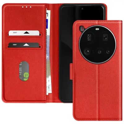 Ohišje za Xiaomi 15 Ultra Clap Portfelj and Video Holder, Rdeča