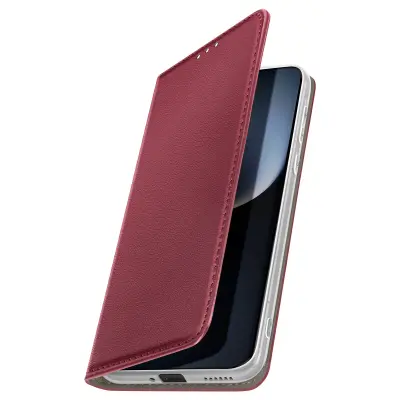 Ohišje za Honor Magic 7 Pro Clapet Magnetic Wallet Support, Bordeaux