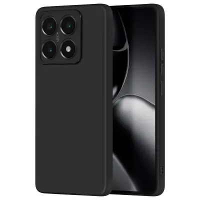Ohišje za Xiaomi 14T Soft Mate, Črna