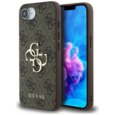 GUESS CASE TPU OVITEK ZA IPHONE 16E 4G VELIK LOGO ZAŠČITA ZA TELEFON