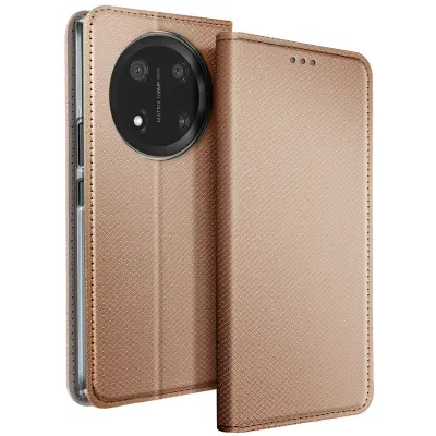Honor Magic 7 Lite ovitek za magnetno kartico Clamshell, Šampanjec roza