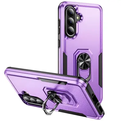 Šokotesno ohišje za Samsung Galaxy A56 Support Ring, Vijolična