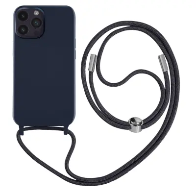 Vrvno ohišje za iPhone 14 Pro Mehak dotik, Modra