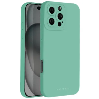 Roar, Ohišje za iPhone 16 Pro Max Silikonska podloga Soft Touch Camera Protected, Svetlo zelena