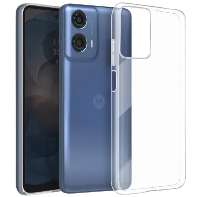 Ovitek za Motorola Moto G24 Power Silikonski mehki gel debeline 1 mm, Prozorno