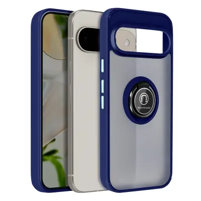 Ohišje za Google Pixel 9 in Pixel 9 Pro z obročem za podporo videu, Modra noč