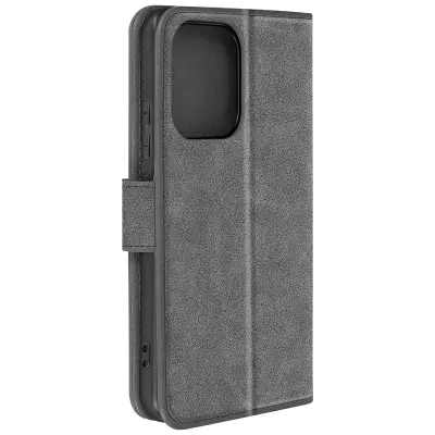 Torbica s preklopom za Xiaomi Redmi Note 13 4G Portfelj podpore za videoposnetke, Siva