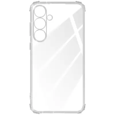 Ohišje za Samsung Galaxy S24 Plus Ojačani vogali - tekstura micropoint, Prozorno