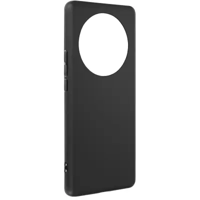 Ovitek za Honor Magic 6 Lite 5G iz mehkega in upogljivega silikona, Črna