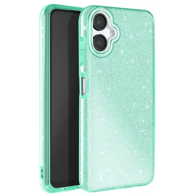 Ohišje z bleščicami za Samsung Galaxy A06 Odporen na udarce Glitter, Zelena