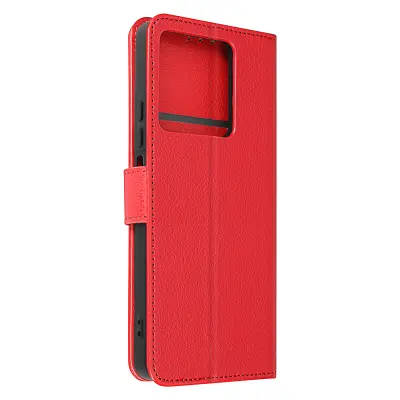 Torbica za Xiaomi Redmi Note 13 5G Funkcija podpore stojala, Rdeča
