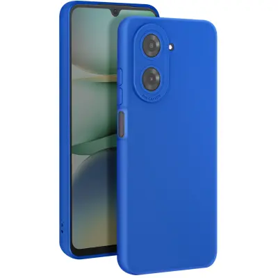 Ovitek za Xiaomi Redmi A5 Silikonska gladka zaščita kamere, Modra