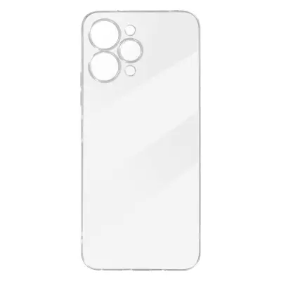 Ovitek za Redmi 12 iz mehkega silikona 0,5 mm proti porumenelosti, Prozorno