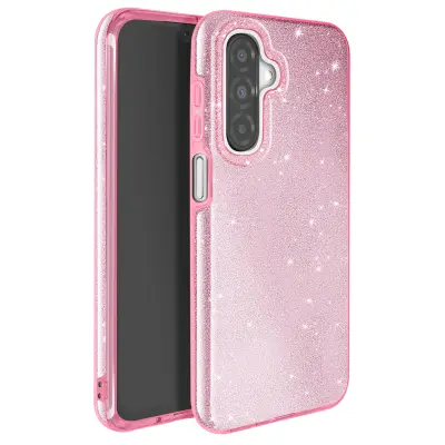 Ohišje z bleščicami za Samsung Galaxy A26 Odporen na udarce Glitter, Rose clair
