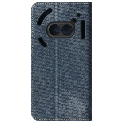 Torbica s preklopom za Nothing Phone 2a Zaklopka denarnice, Modri beljeni