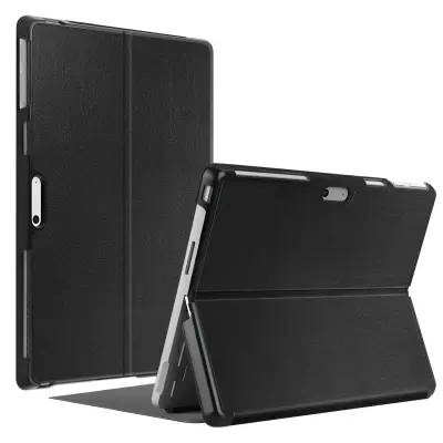 Ohišje za Surface Pro 11 in Pro 9 Klopetno izjemno tanko držalo za videoposnetke, Črna