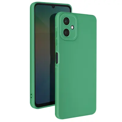 Ovitek za Samsung Galaxy A06 Silikonska podloga za blokiranje zaščitene kamere, Zelena